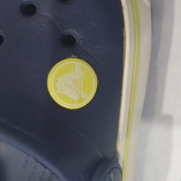 Crocs Kids Classic Crocband Sandals Clogs Navy Blue Size C 8-9 - Picture 5 of 6